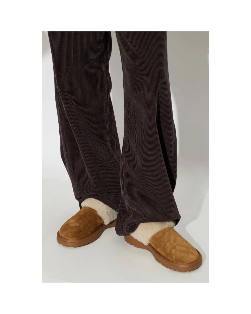 Burberry Brown Flint Mules