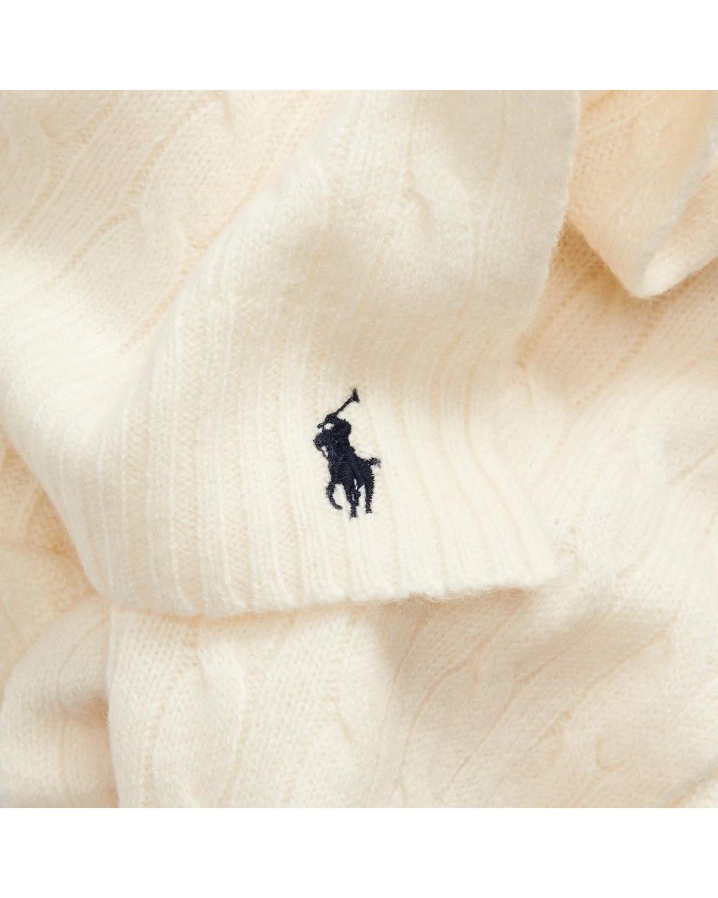 Ralph Lauren White Winter Scarves