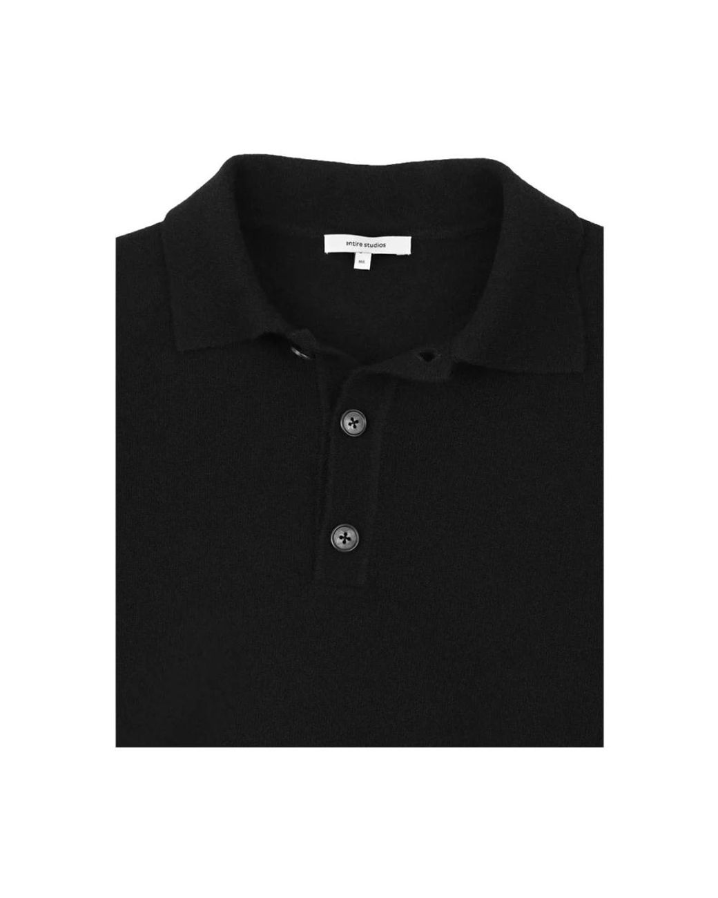 Entire studios Black Polo Shirts for men