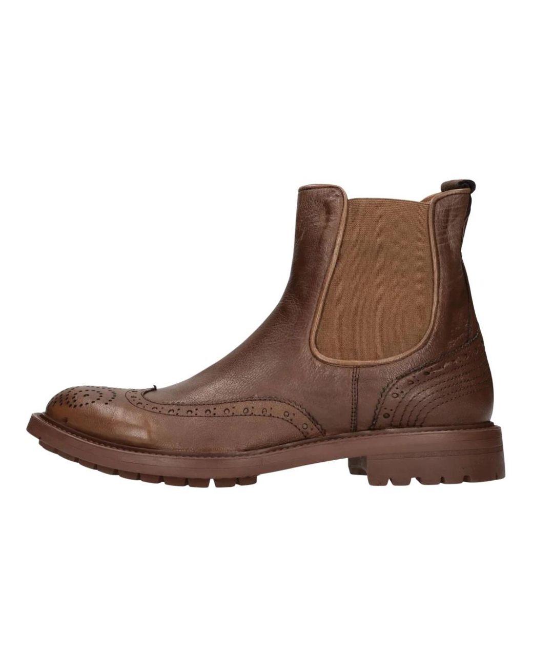 Hundred 100 Brown Chelsea Boots