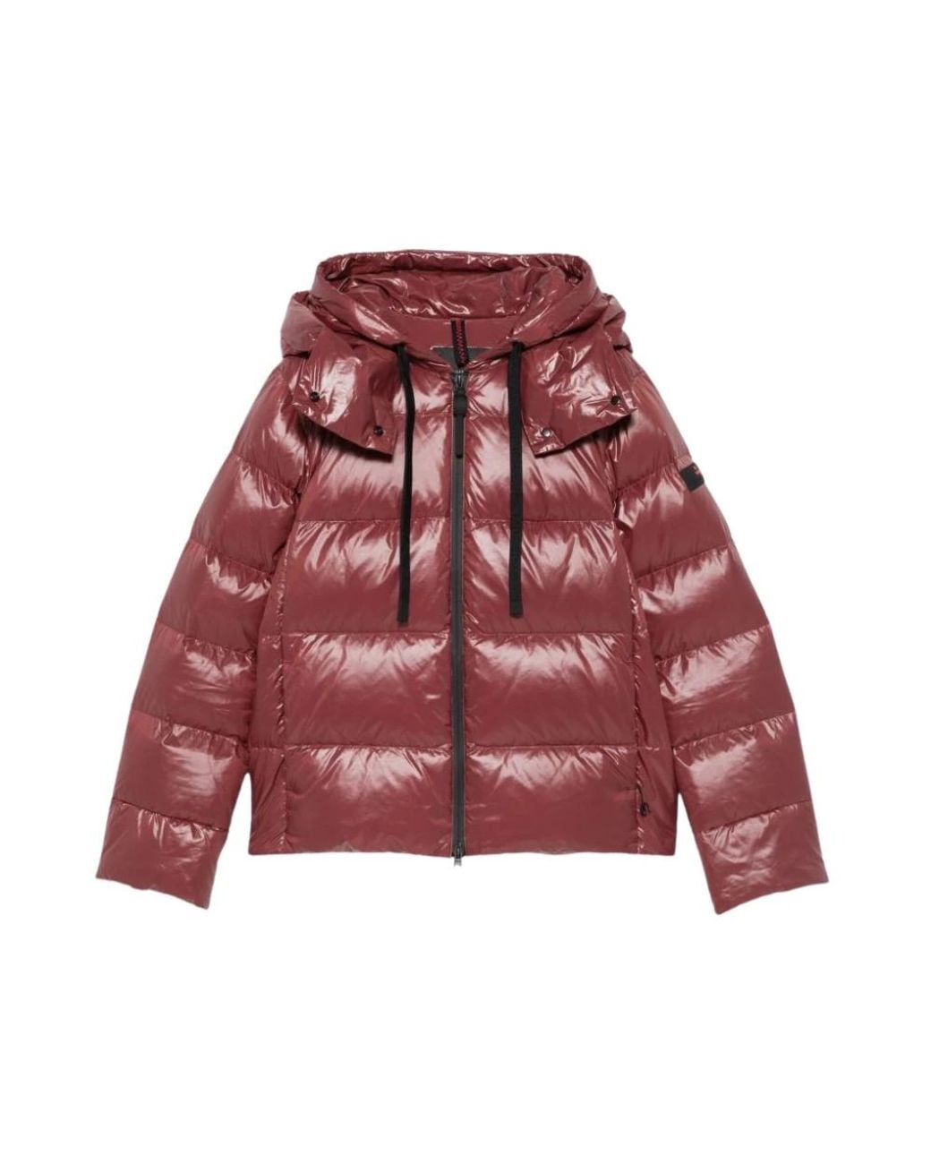 Peuterey Red Logo-Patch Steppjacke