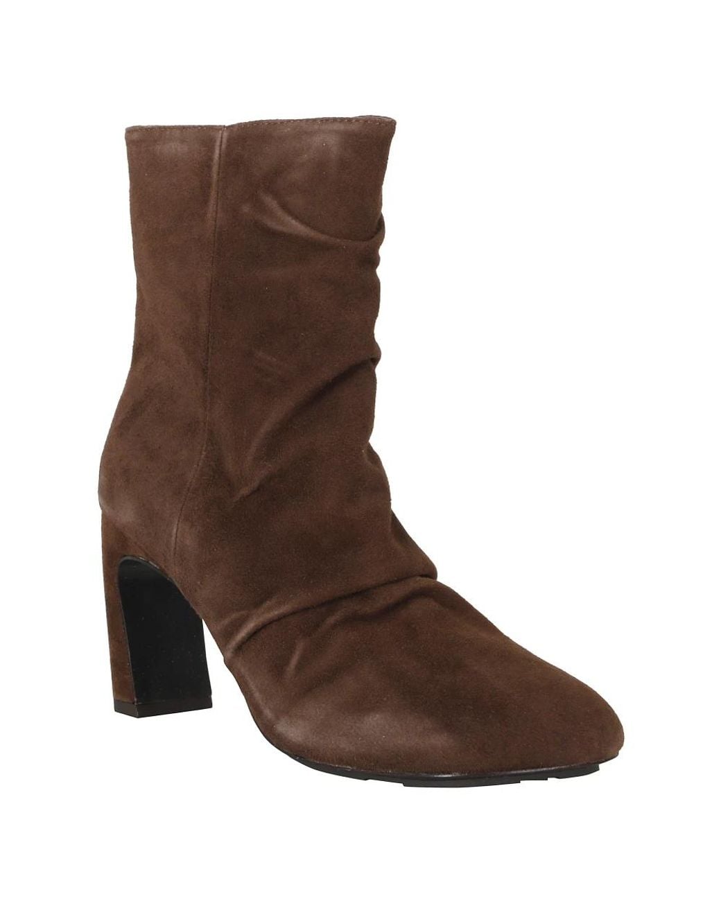 Ash Brown Heeled Boots