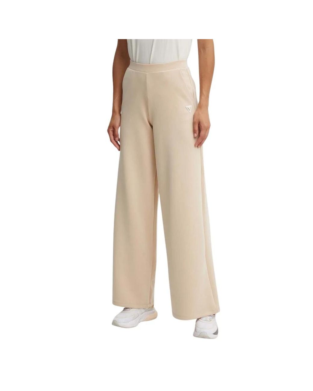 Guess Wide Sweatpants in het Natural