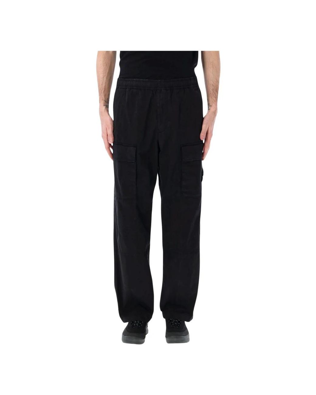 Stone Island Cargo Jogging Broek in het Black voor heren