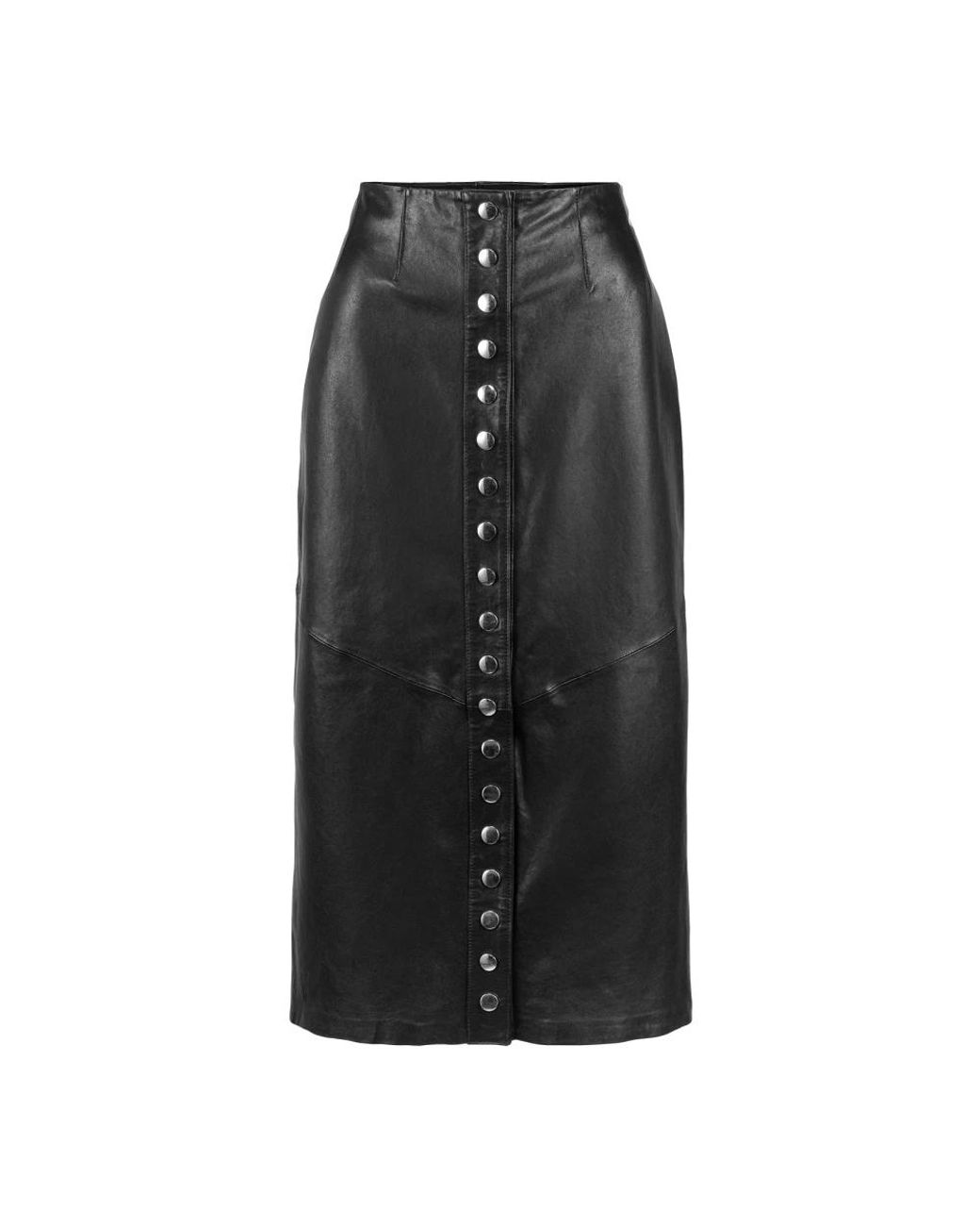 Envelope Rokken ,Zwart ,Stijlvolle Leren Pencil Rok in het Black