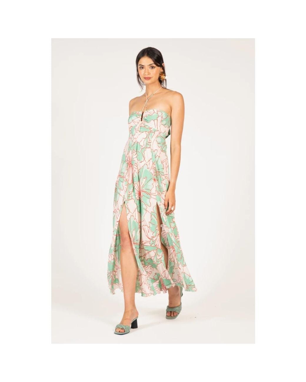 Poupette Metallic Maxi Dresses