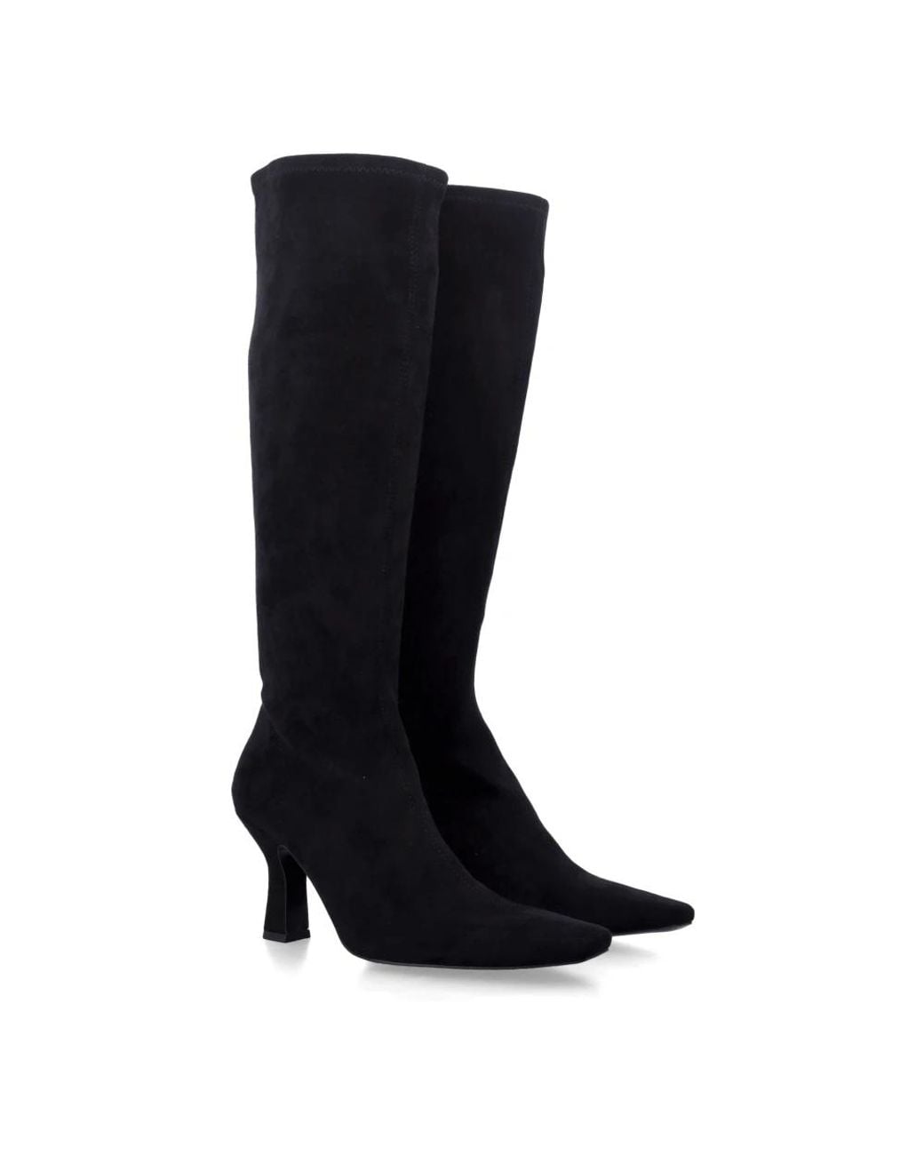 Senso Black Heeled Boots