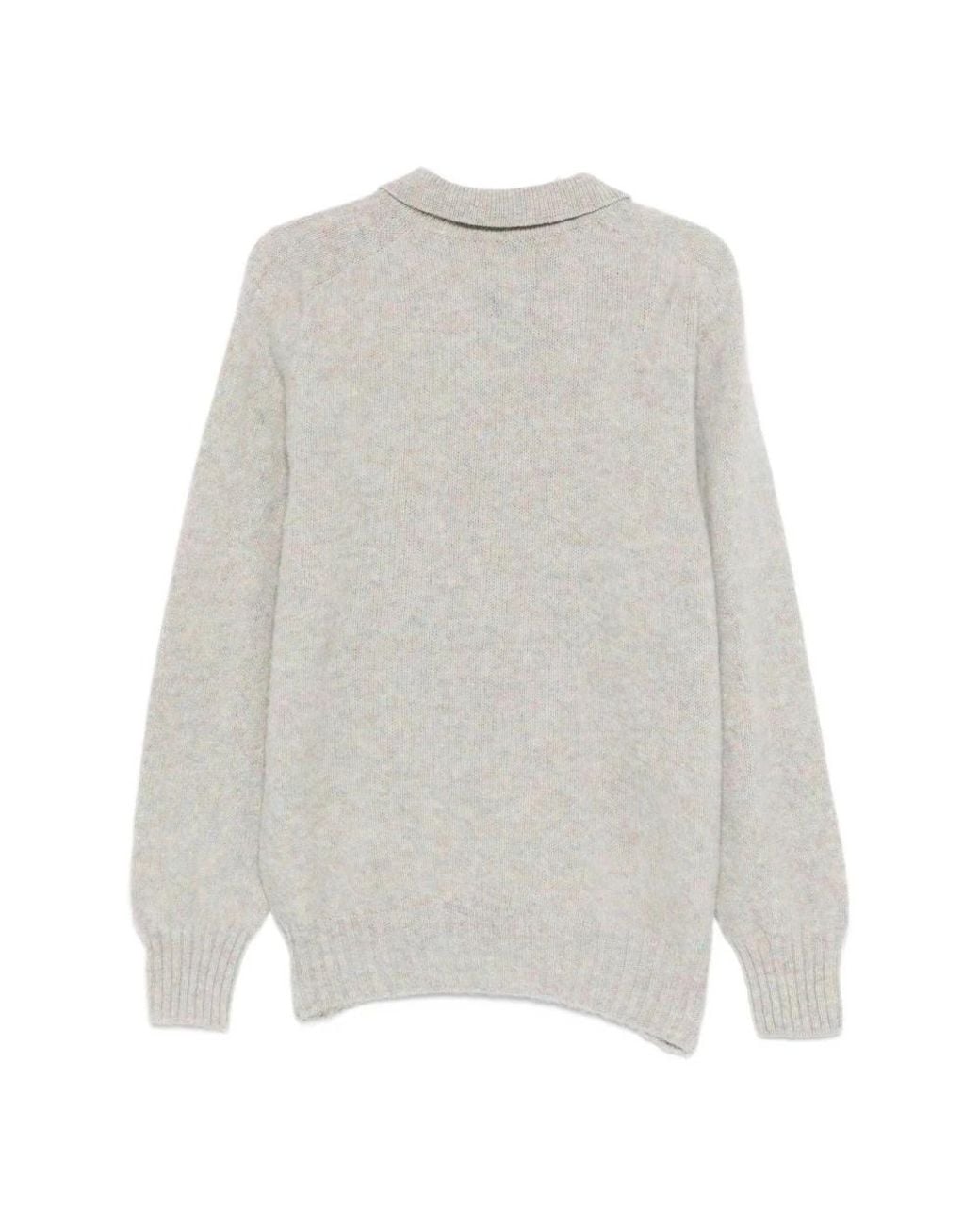 Howlin' By Morrison White Round-Neck Knitwear for men