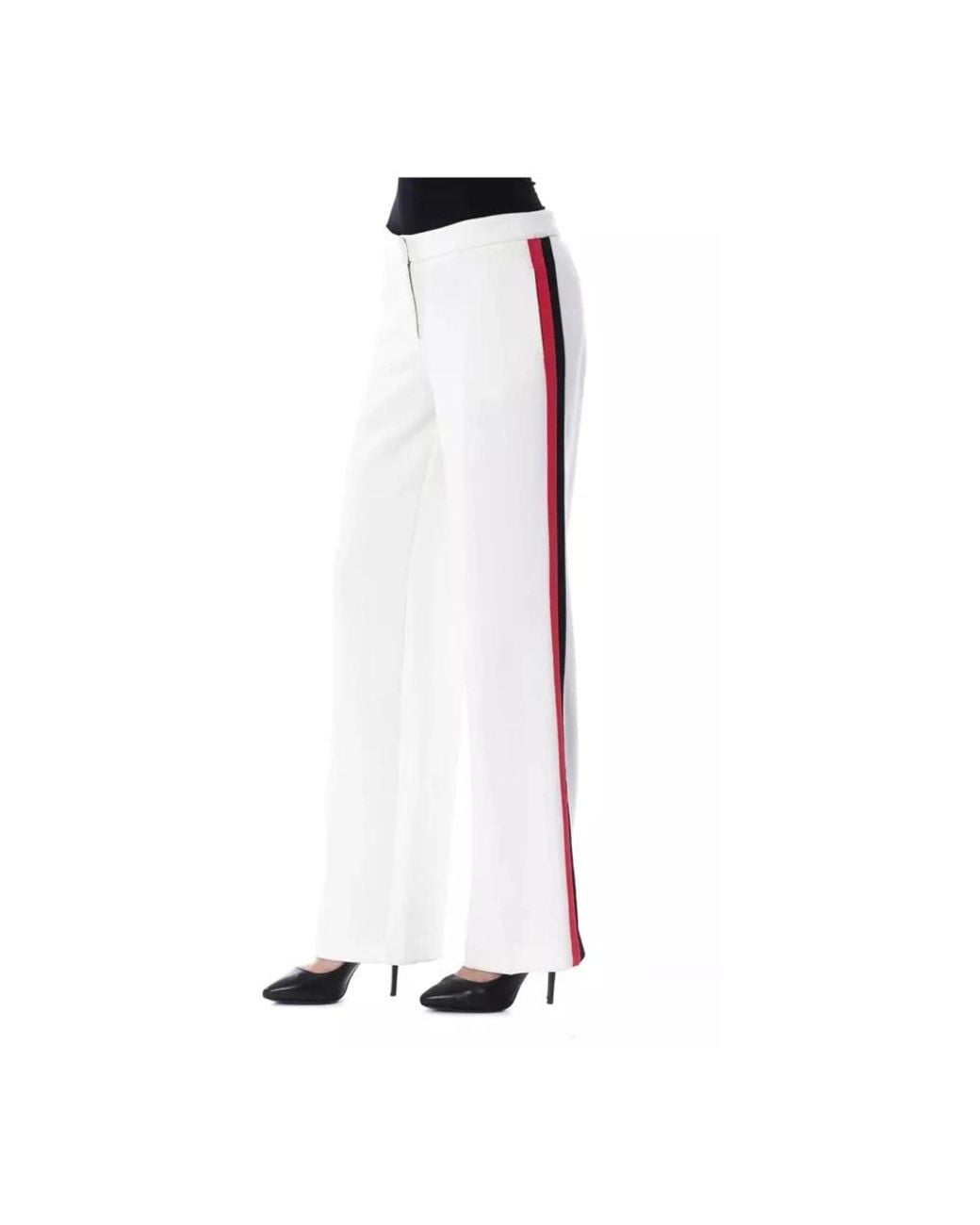 Byblos White Wide Trousers