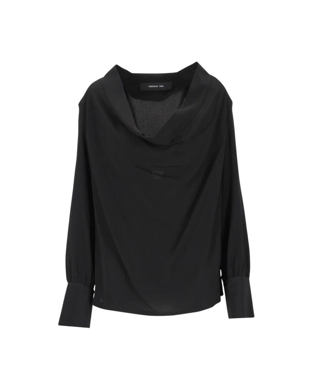 FEDERICA TOSI Black Blouses