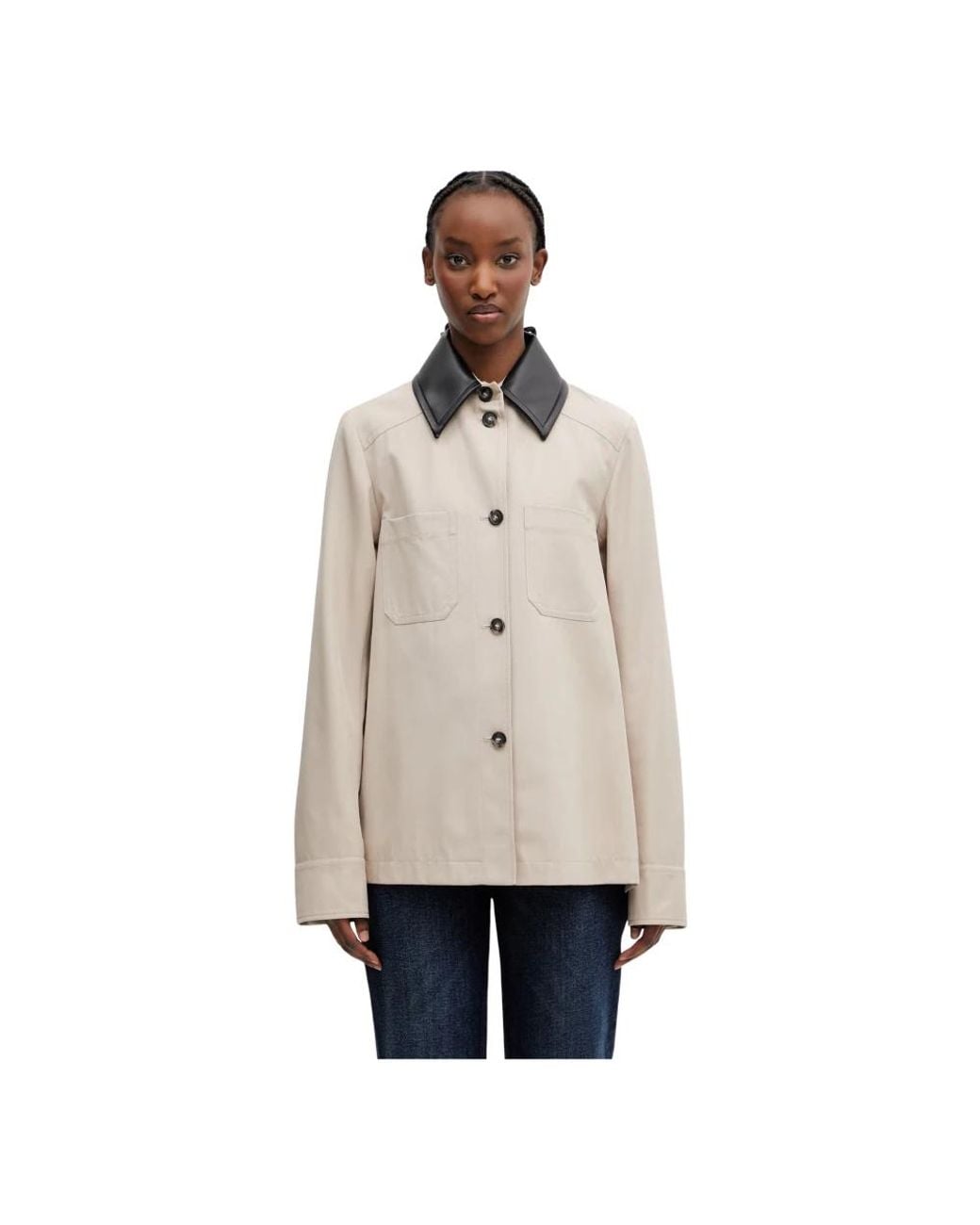 Sportmax Shirt Jacket in het Natural