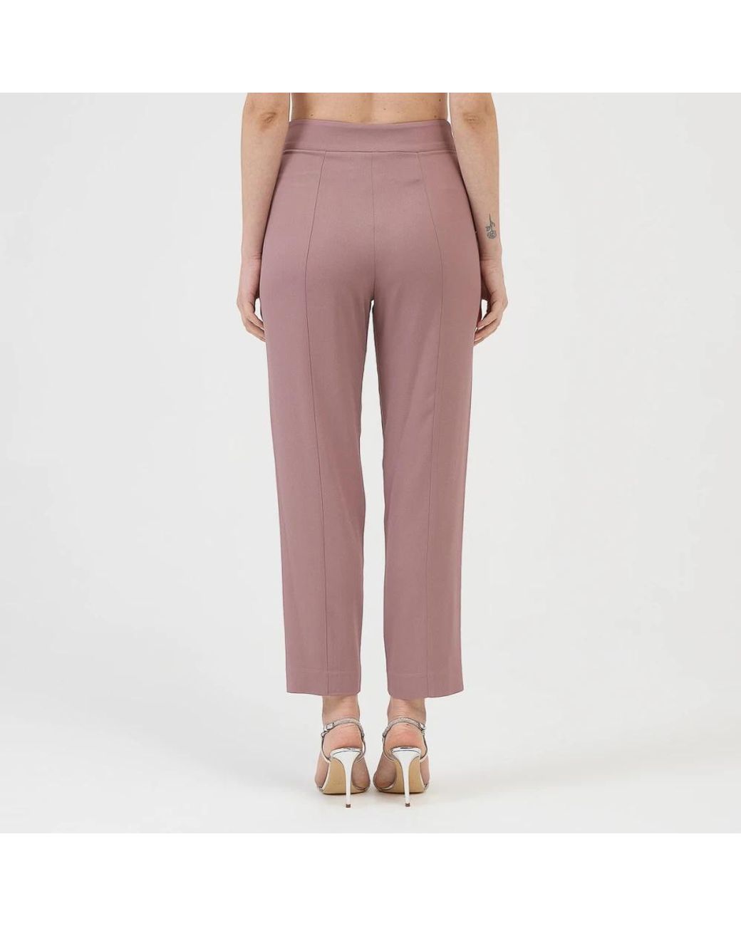 FEDERICA TOSI Pink Straight Trousers