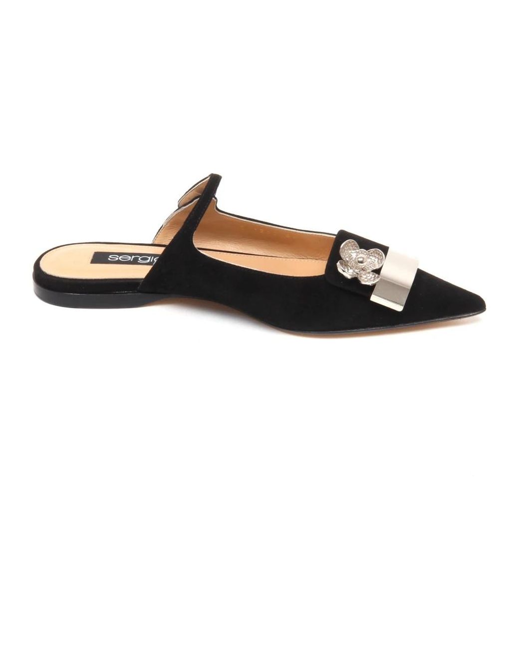 Sergio Rossi Black Mules