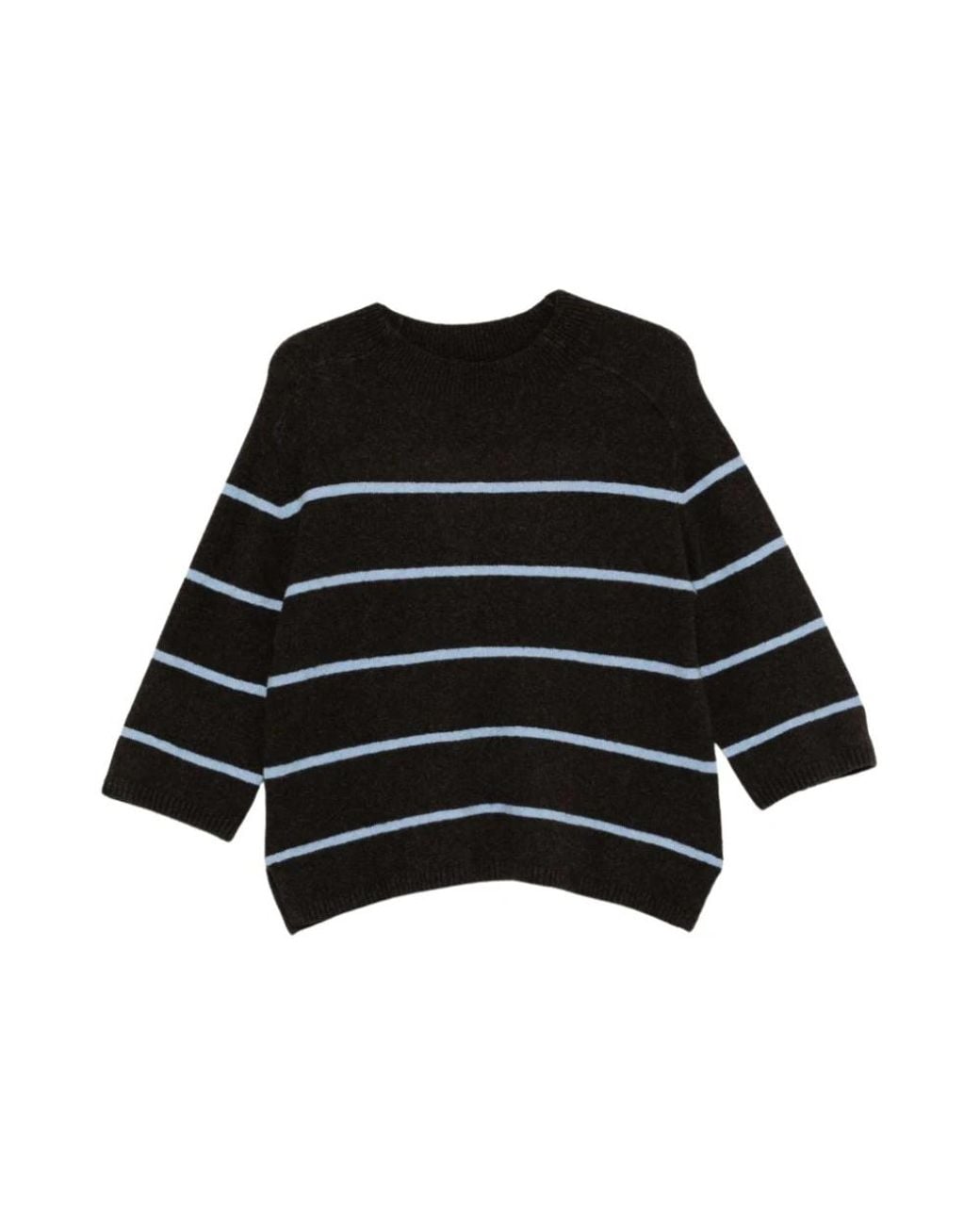 Yerse Black Round-Neck Knitwear