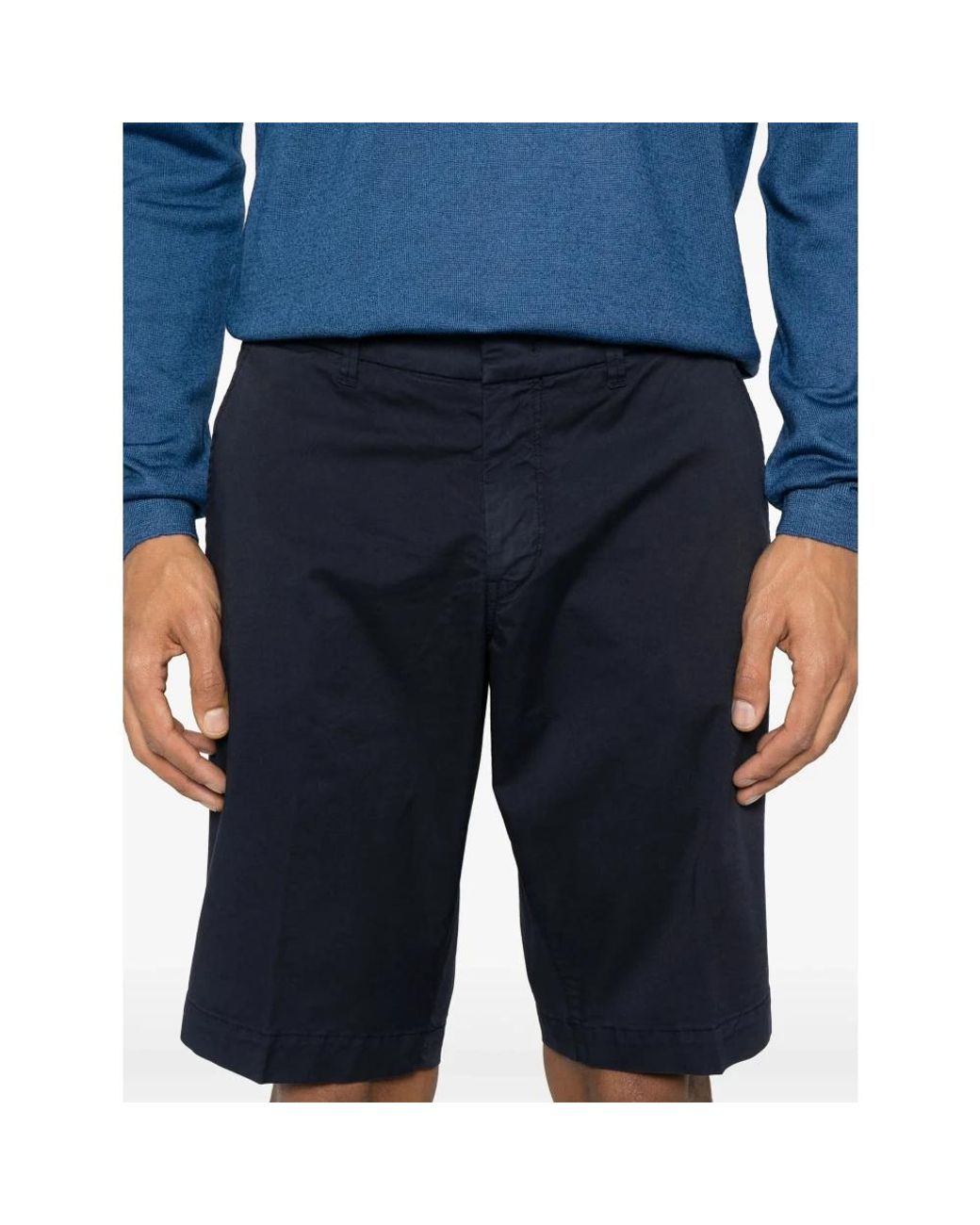 Fay Blue Casual Shorts for men