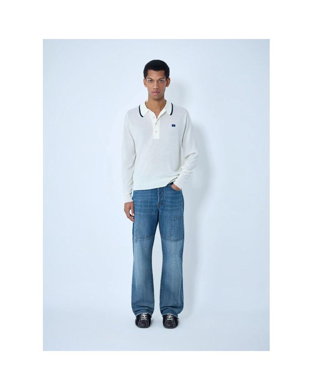 Wales Bonner Blue Wide Jeans for men