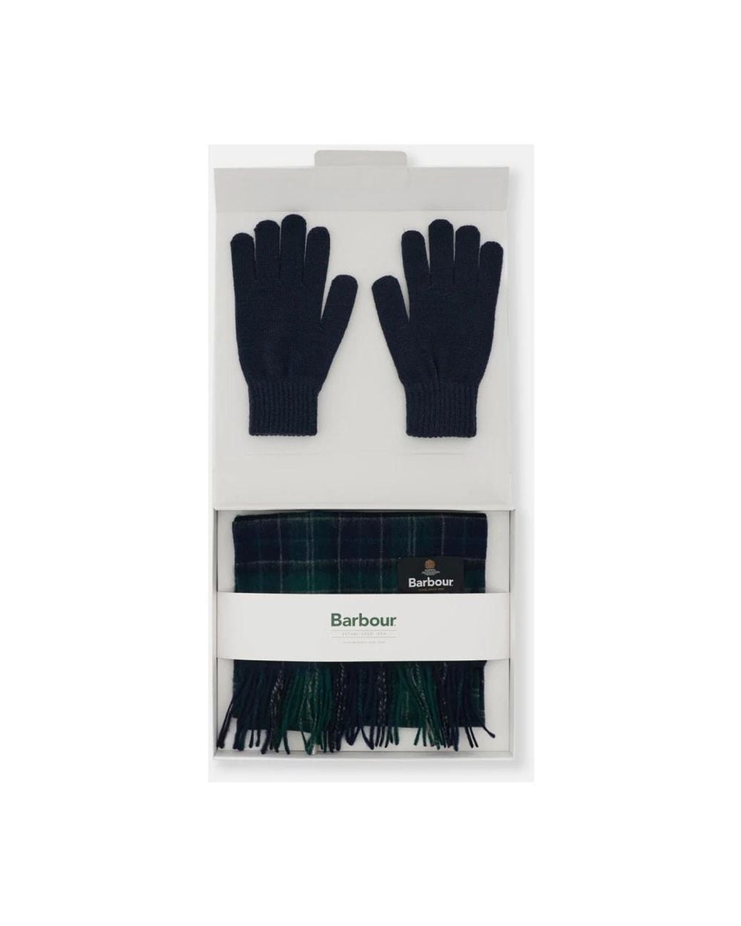 Barbour Blue Winter Scarves for men