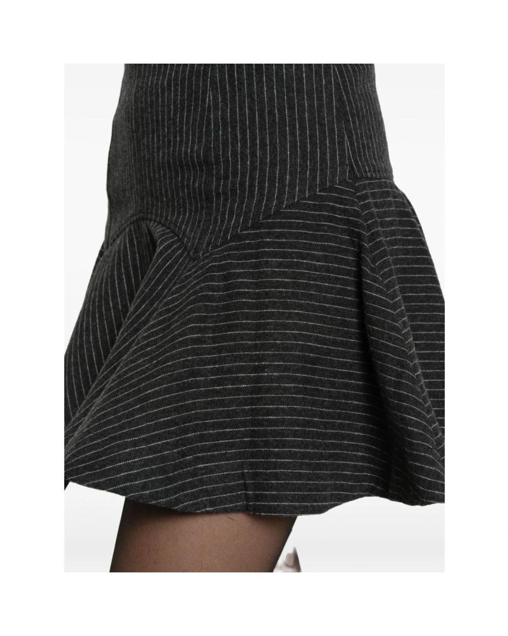 Ganni Black Short Skirts