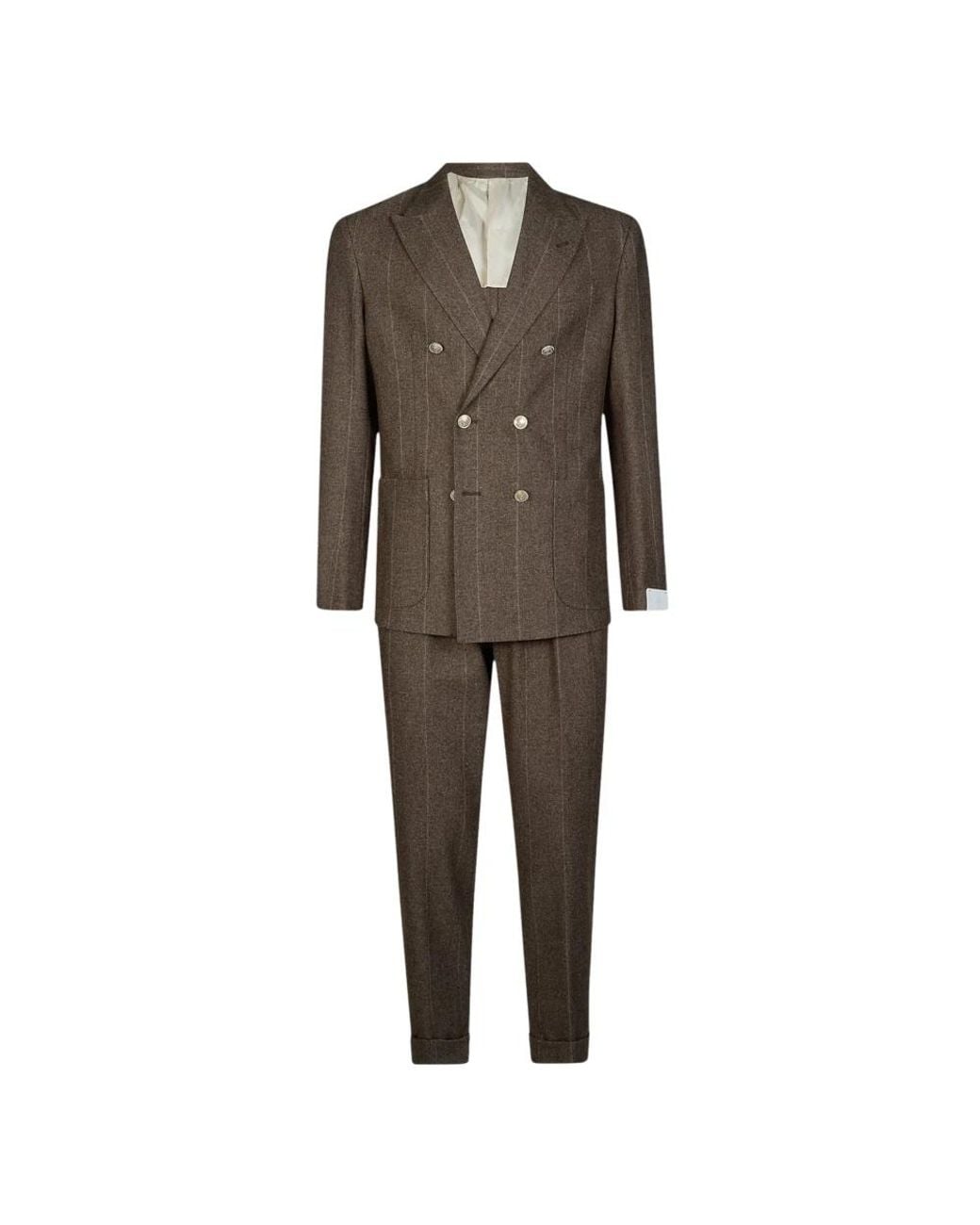 Double Breasted Suits Eleventy pour homme en coloris Gray