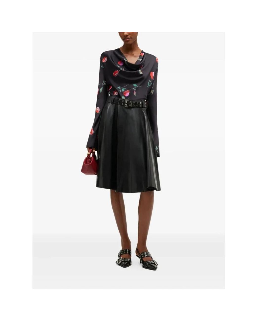 Ganni Black Blouses