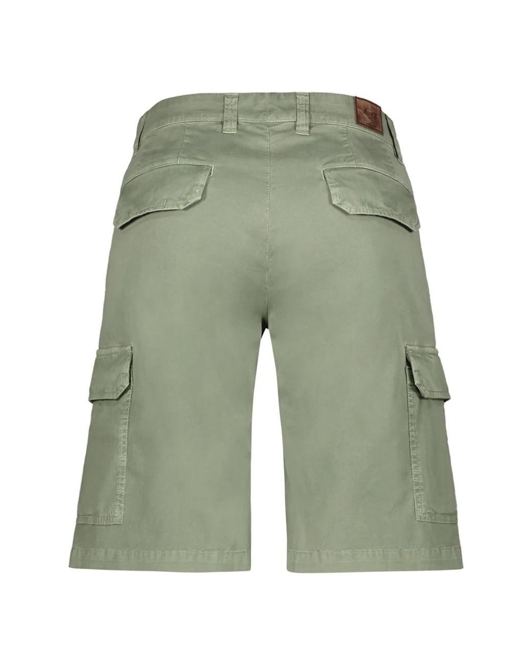 Moorer Green Casual Shorts for men
