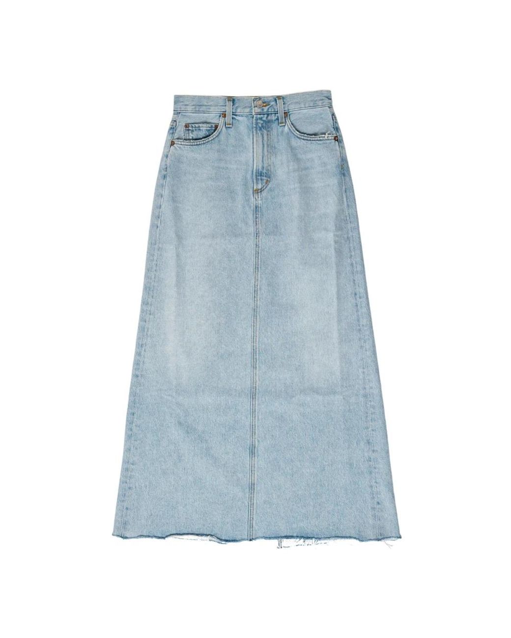 Agolde Blue Denim Skirts