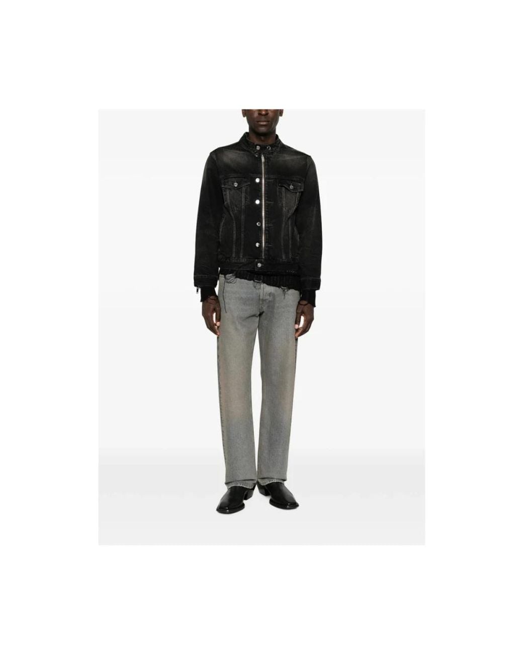 Haikure Black Denim Jackets for men