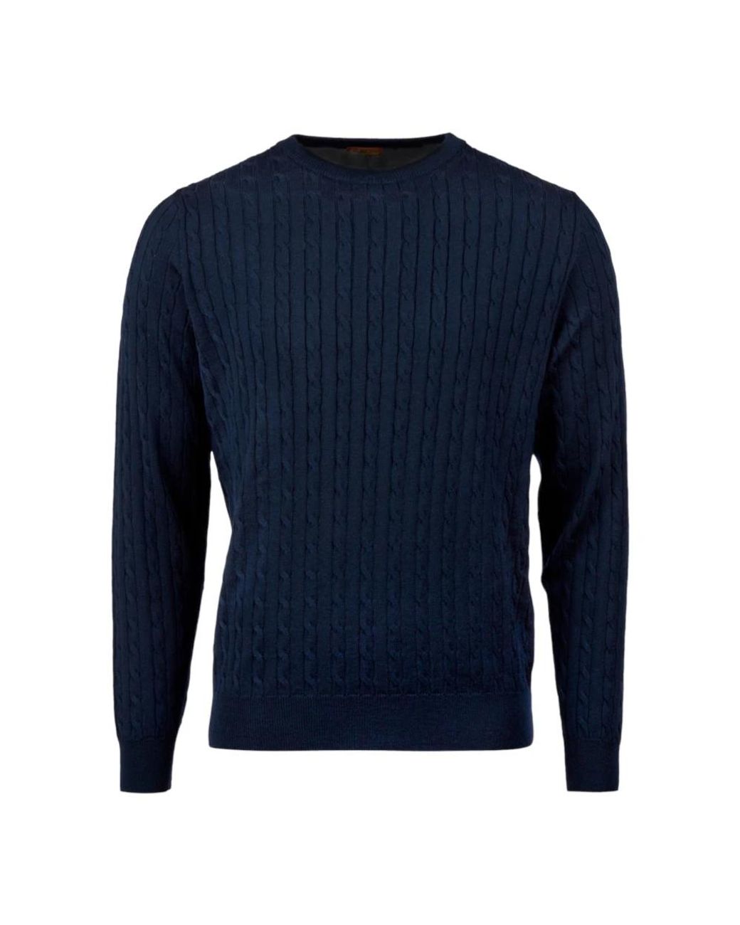 Stenstroms Blue Round-Neck Knitwear for men