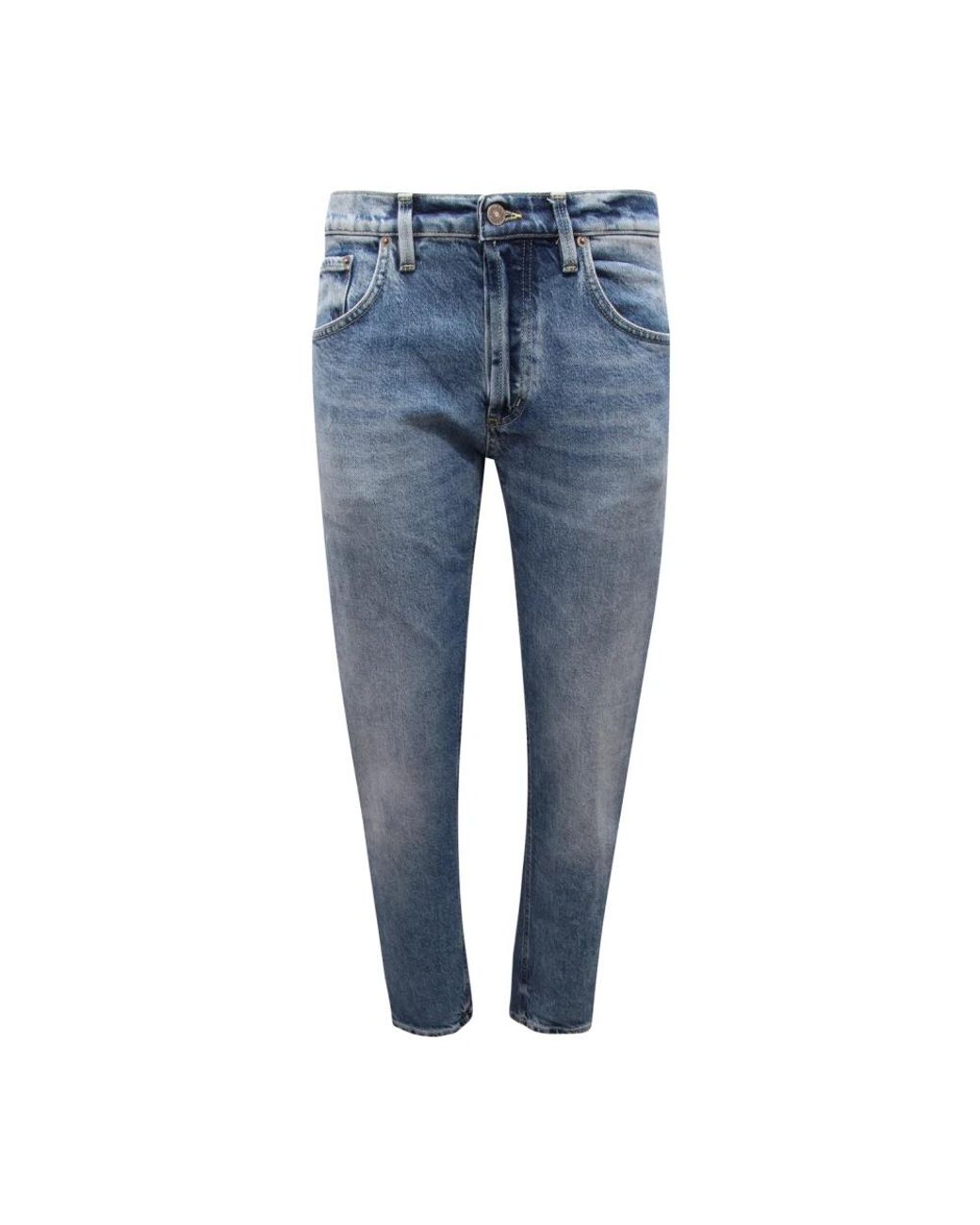 Dondup Brighton Carrot Fit Jeans in het Blue voor heren