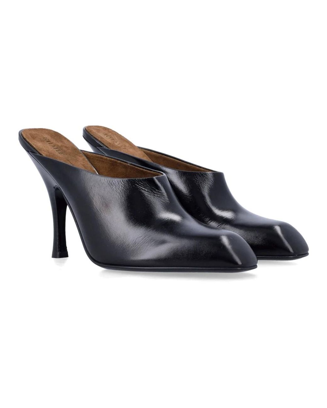 Khaite Blue Heeled Mules