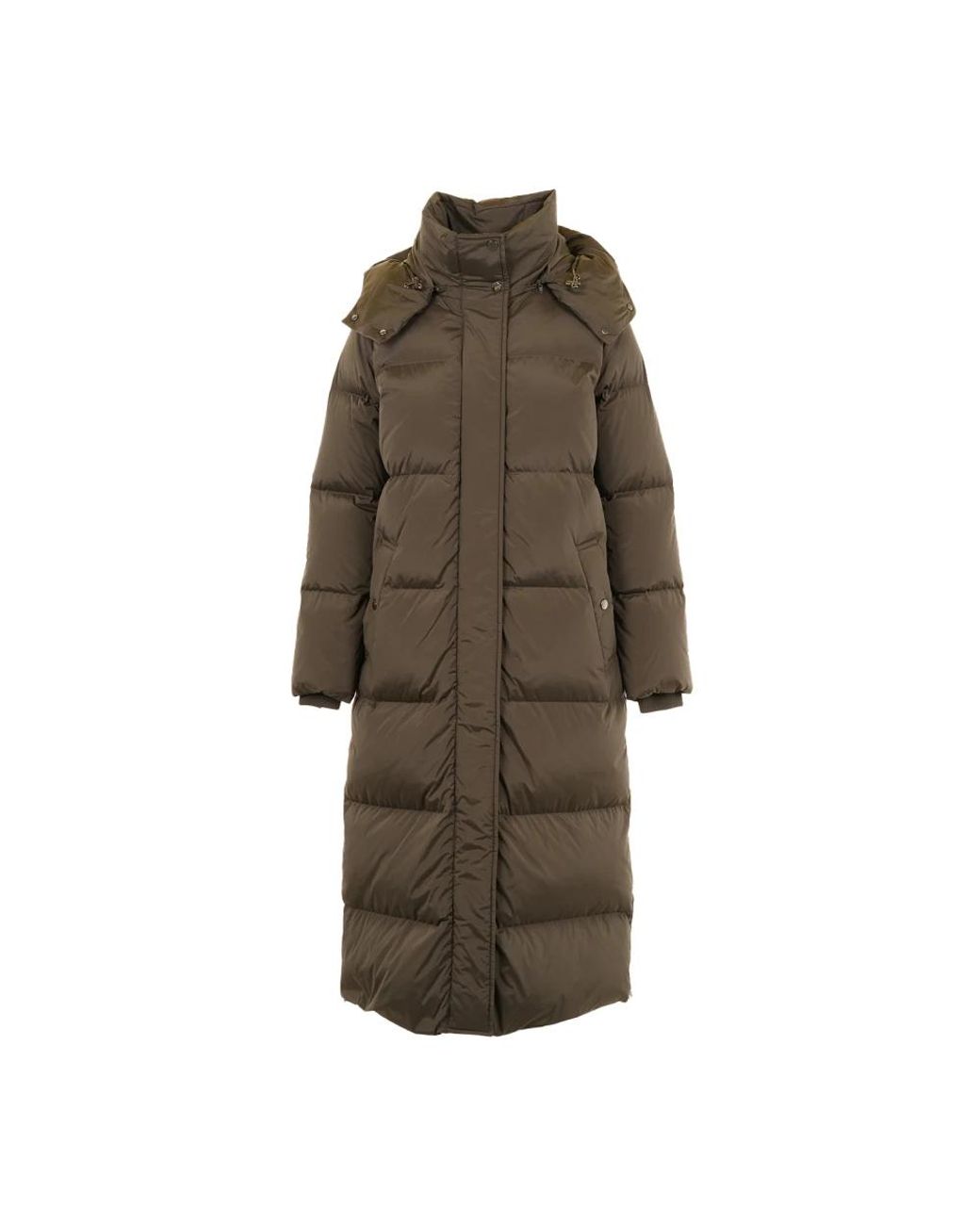 Woolrich Jassen ,Groen ,Groene Lange Parka Jas in het Brown