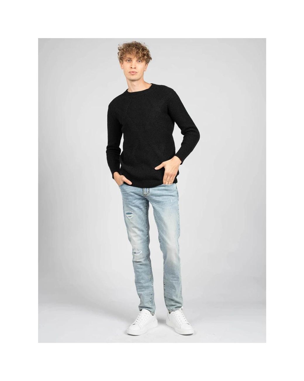 Guess Megan Pullover in Black für Herren