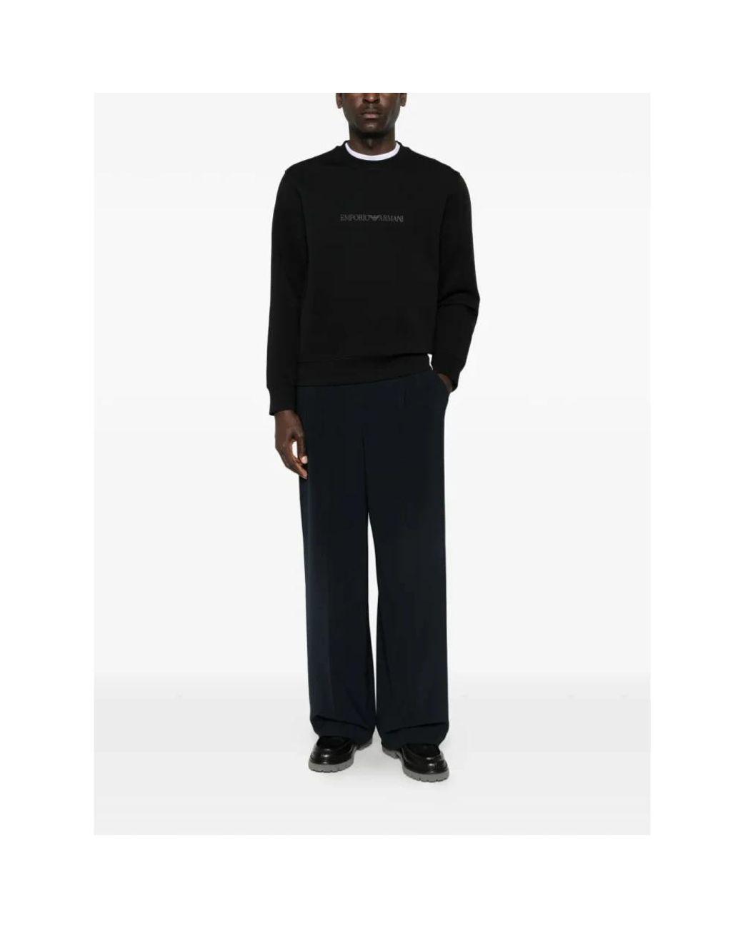 Emporio Armani Black Sweatshirts for men