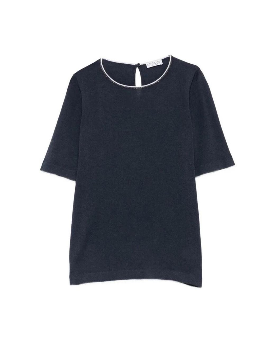 Brunello Cucinelli Blue T-Shirts