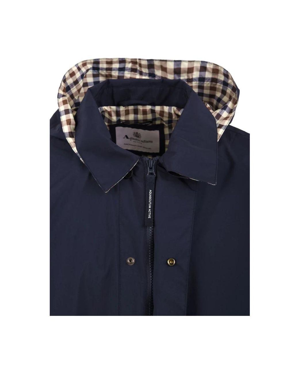 Aquascutum Blue Parkas for men