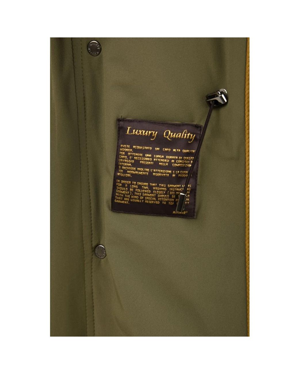 Light Jackets Moorer de hombre de color Green