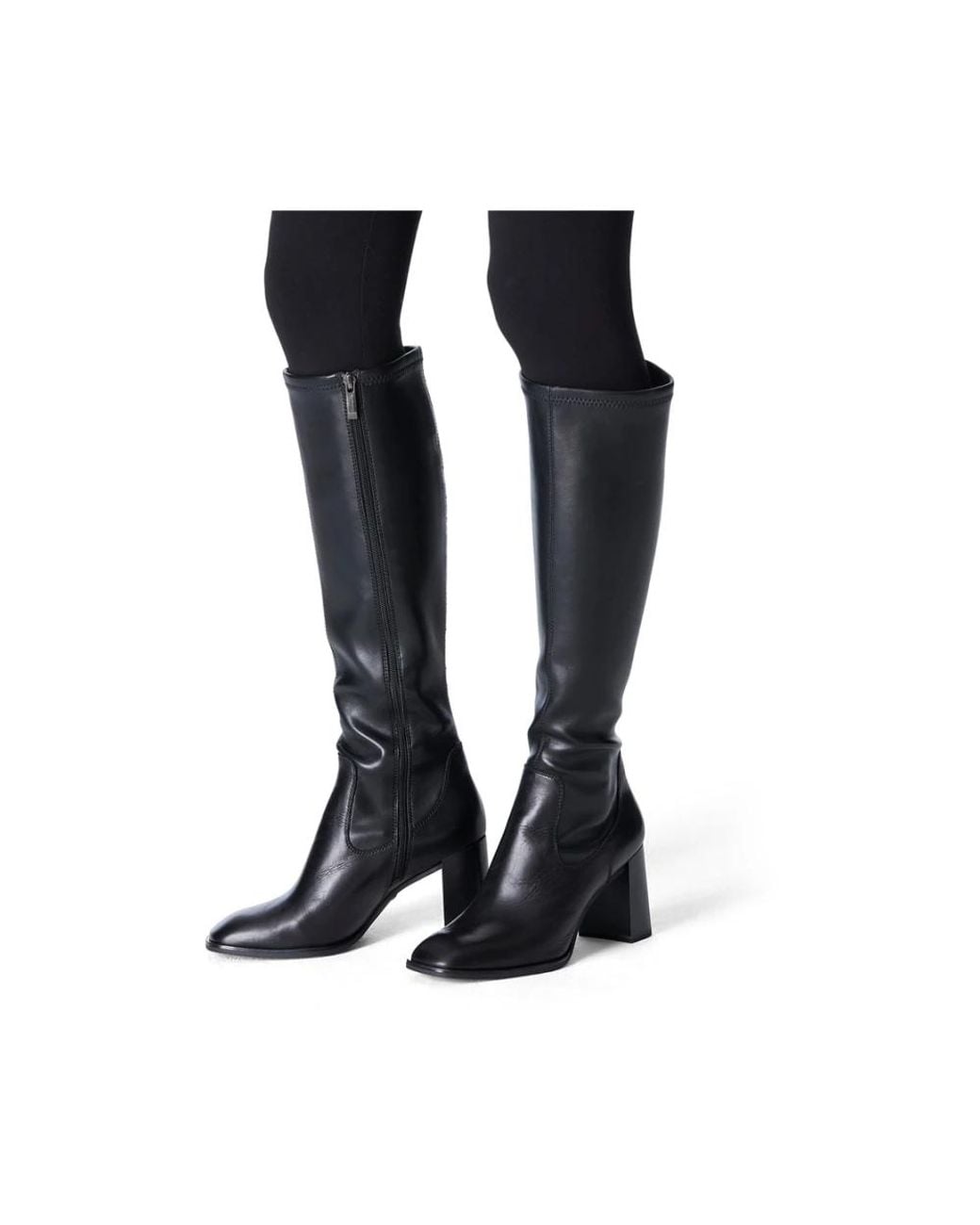 Tamaris Black Heeled Boots