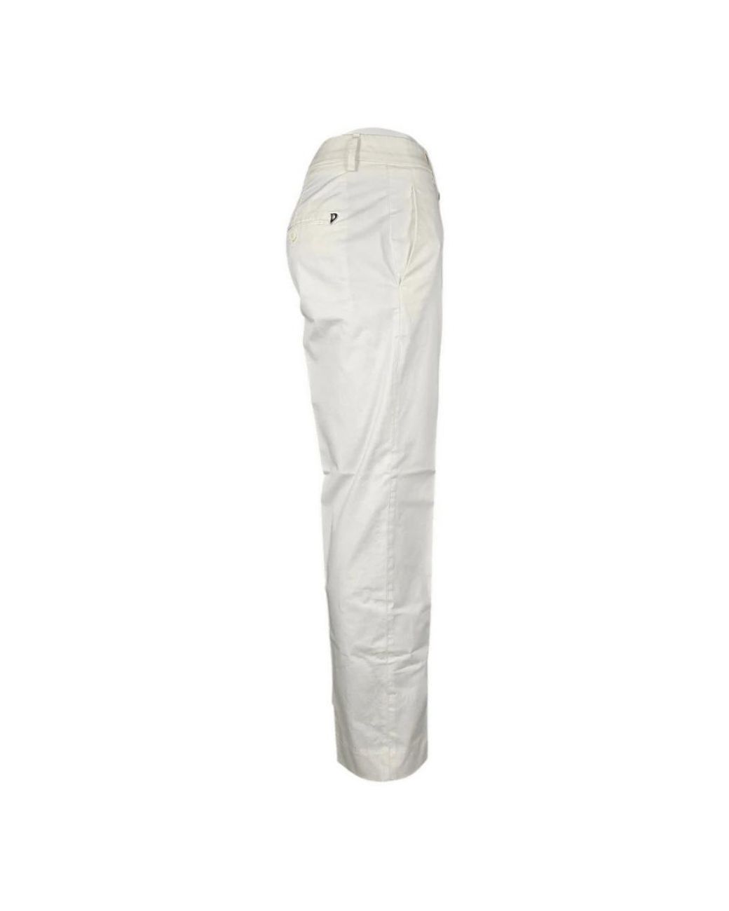Dondup Gray Straight Trousers
