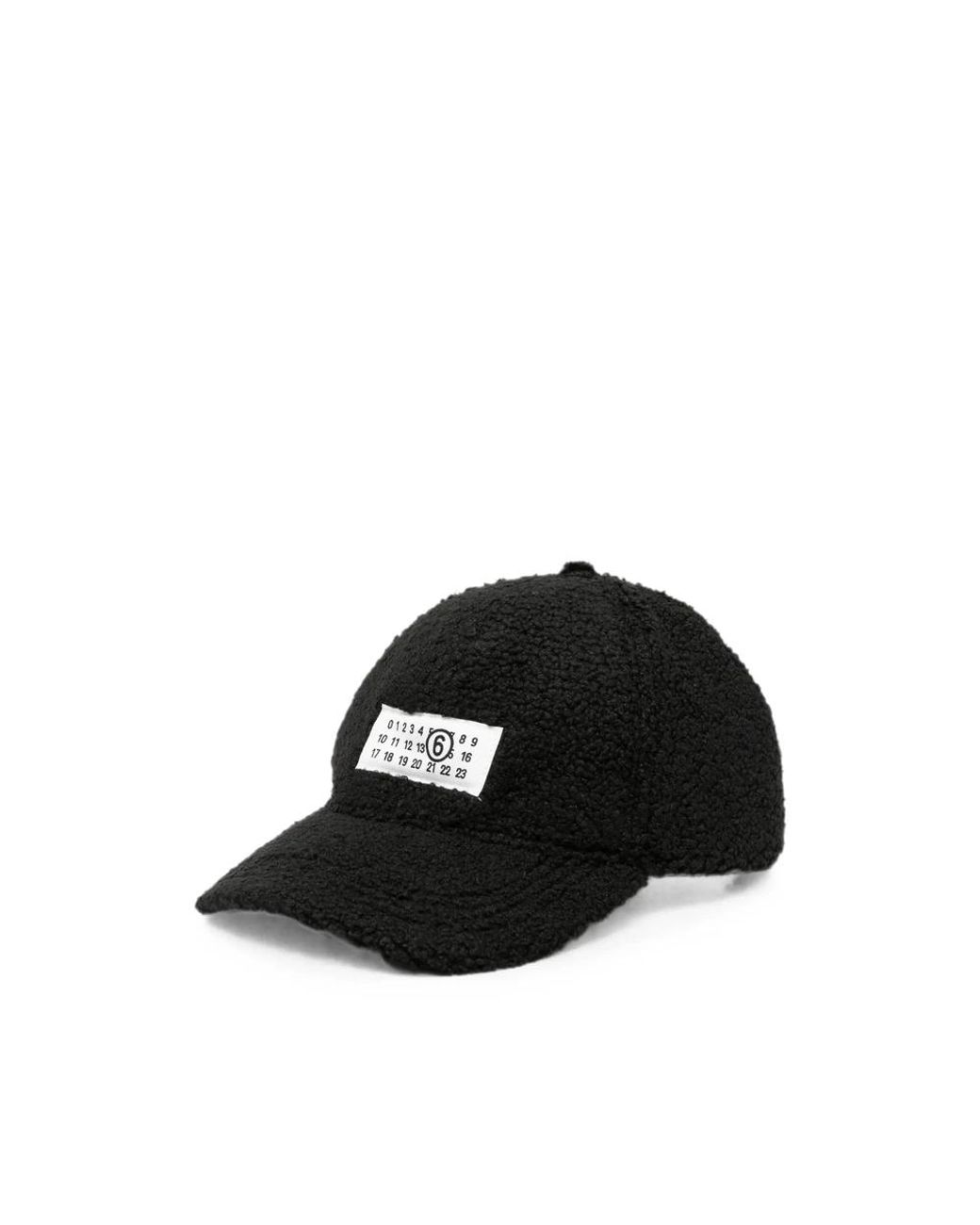 MM6 by Maison Margiela Black Hats & Caps for men