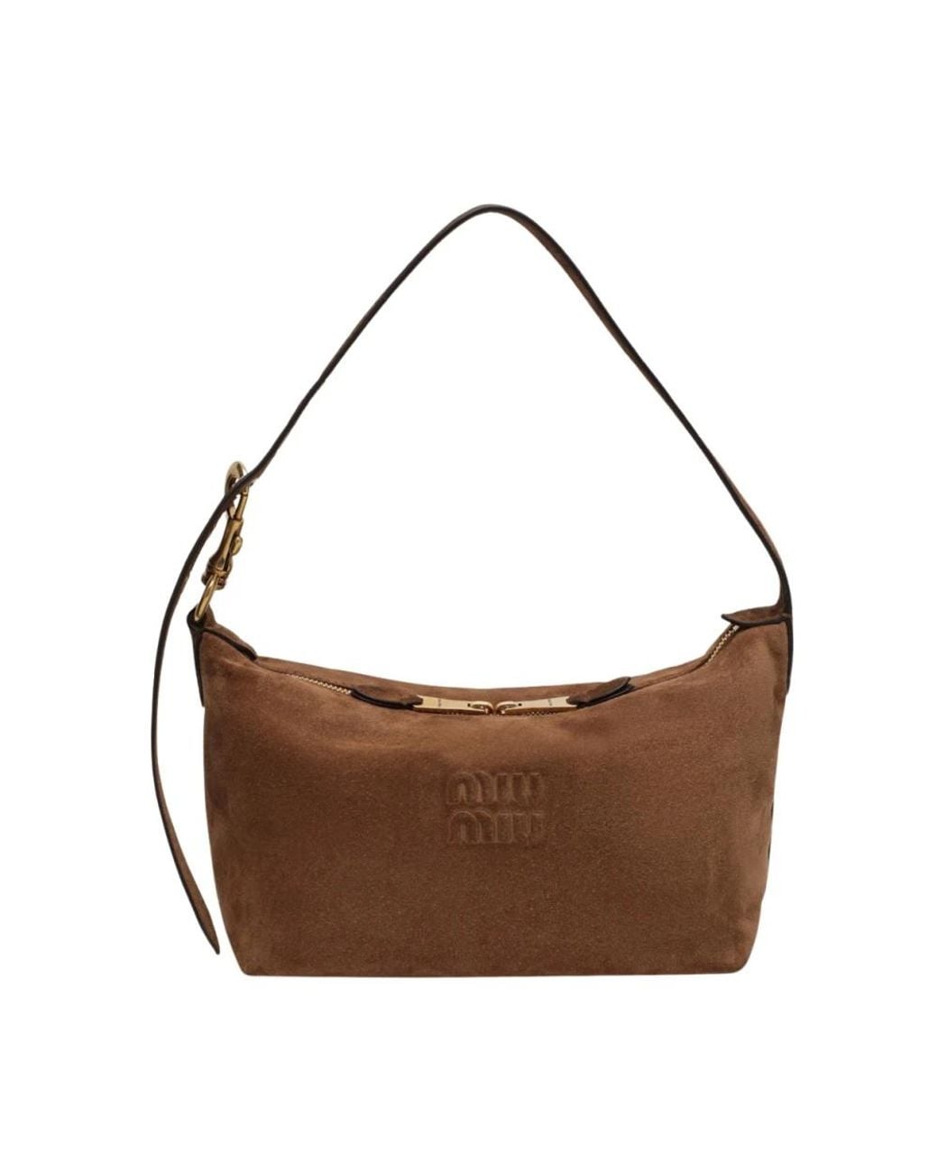 Miu Miu Brown Shoulder Bags