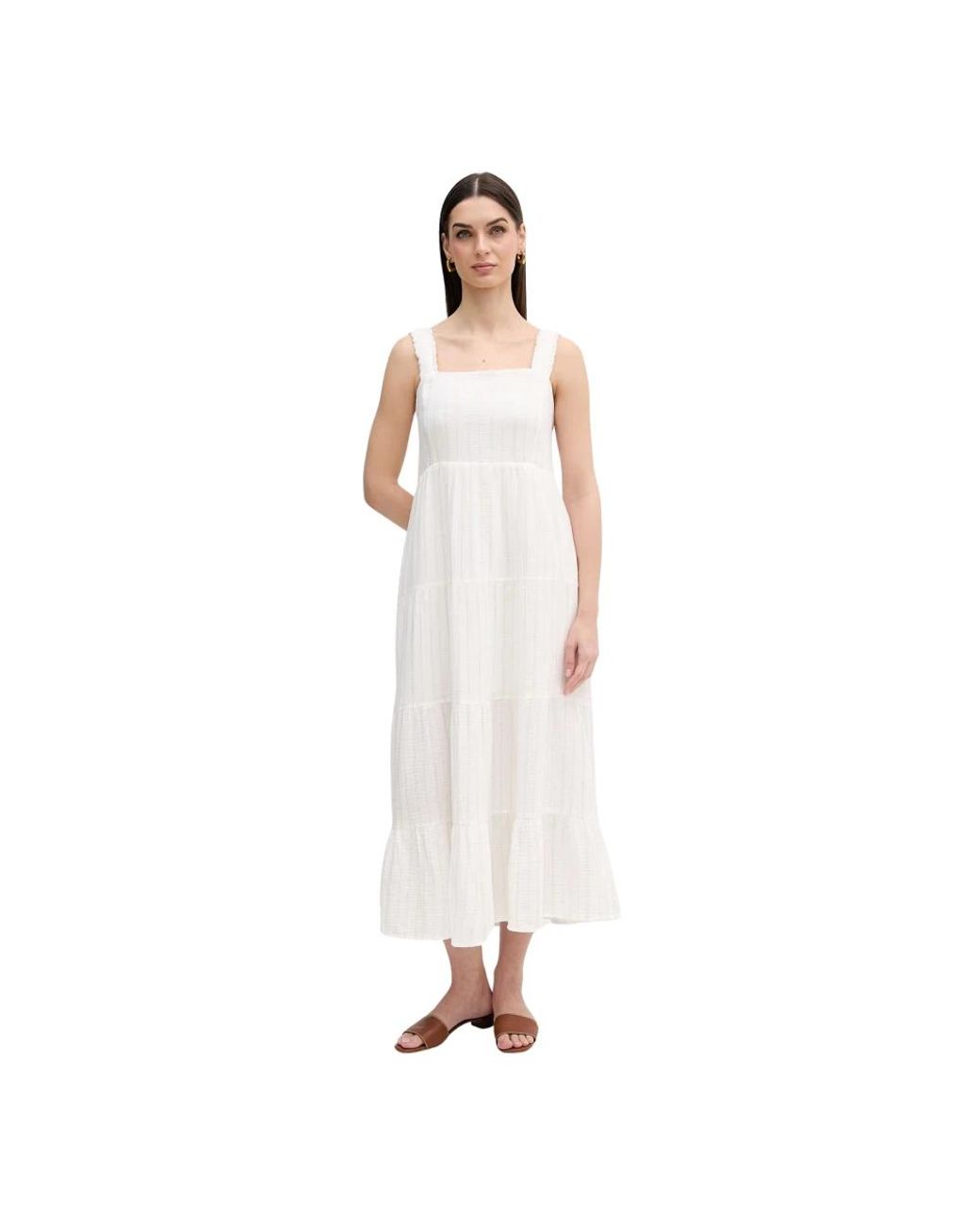 Midi Dresses DKNY en coloris White
