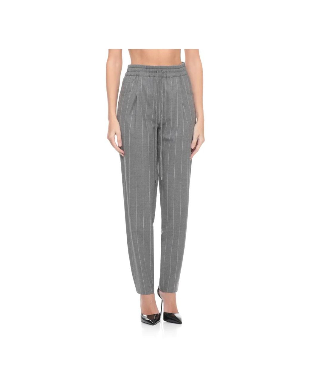 Slim-Fit Trousers di Antonelli in Gray