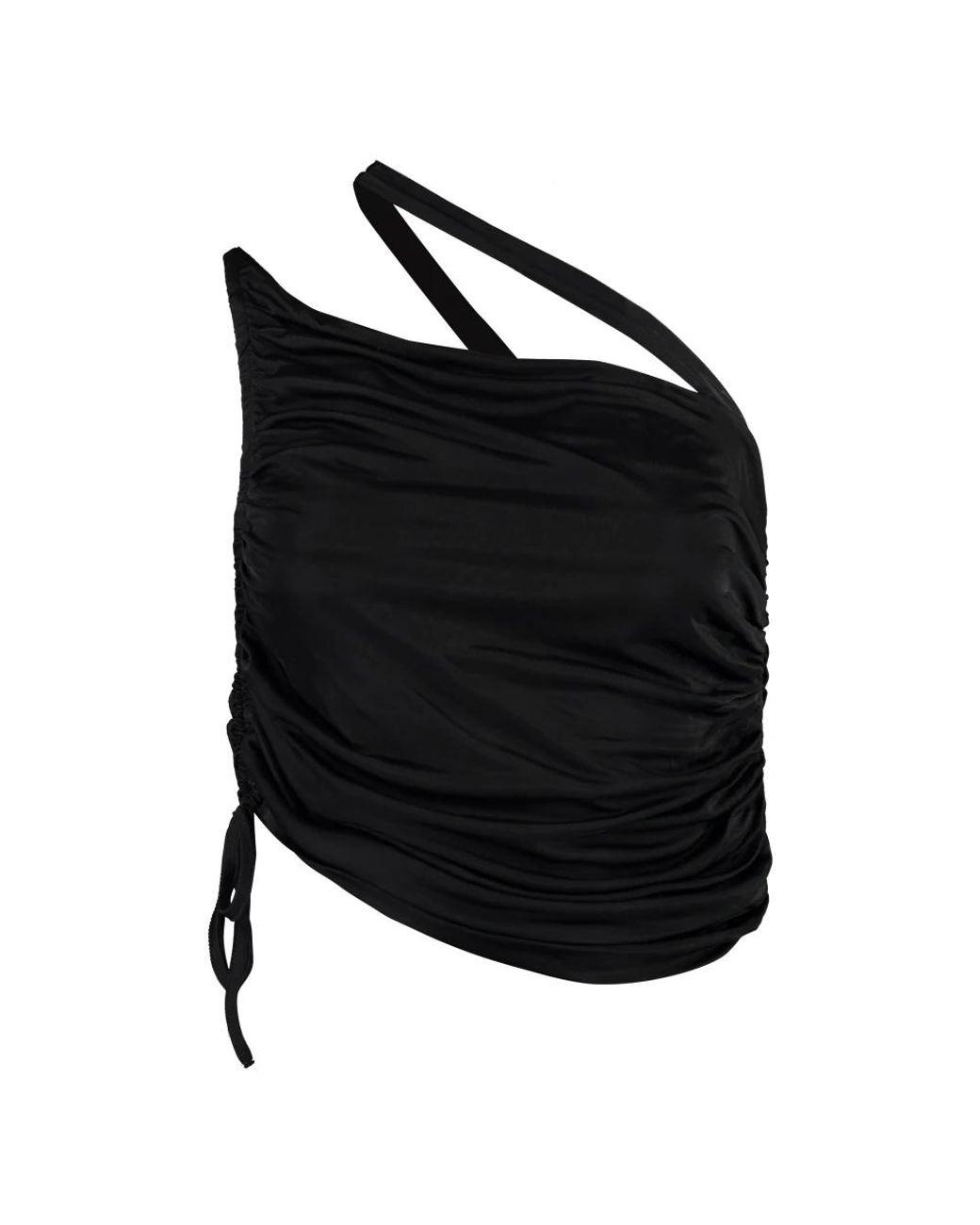 ANDREA ADAMO Black Sleeveless Tops