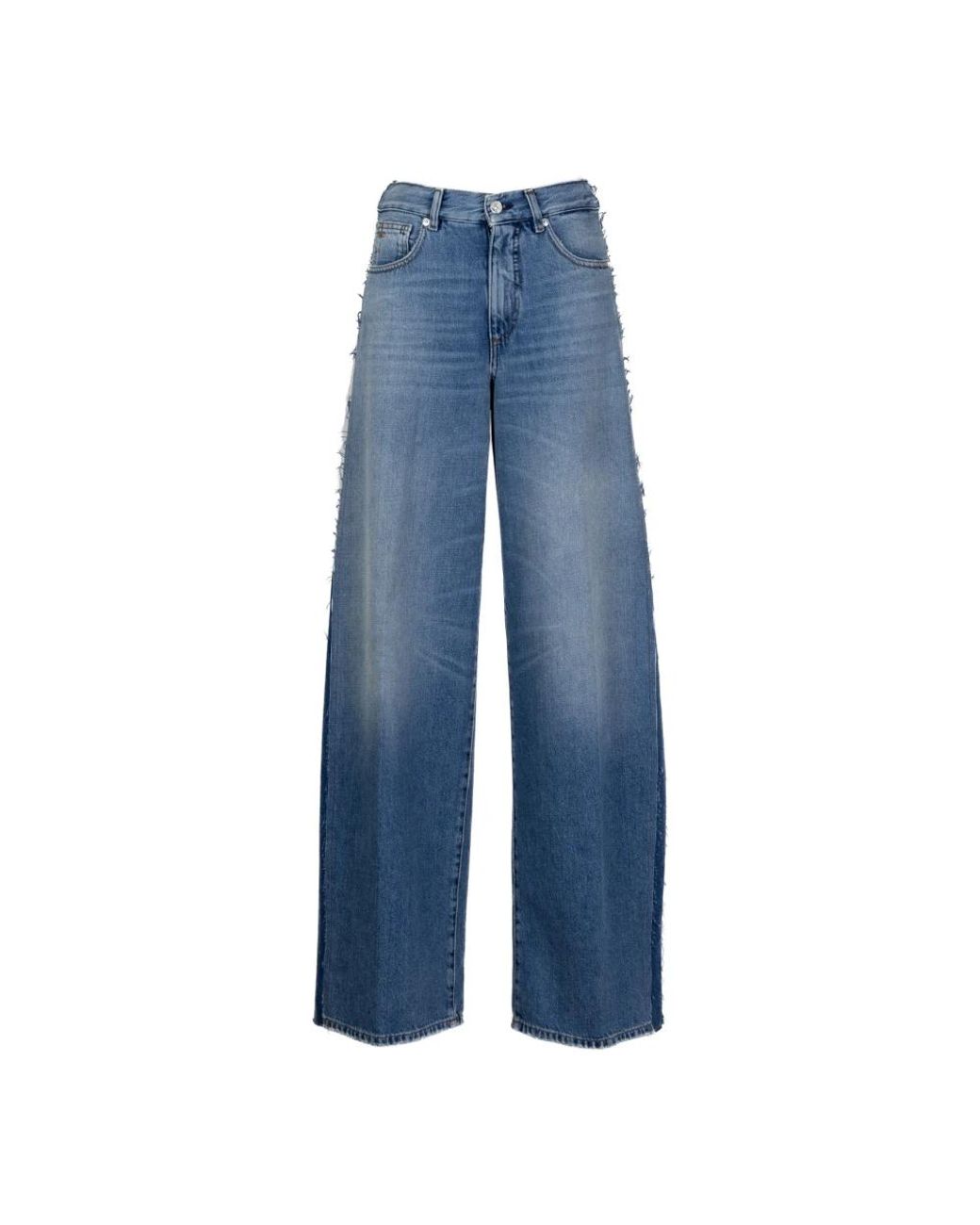 Nine:inthe:morning Blue Wide Jeans