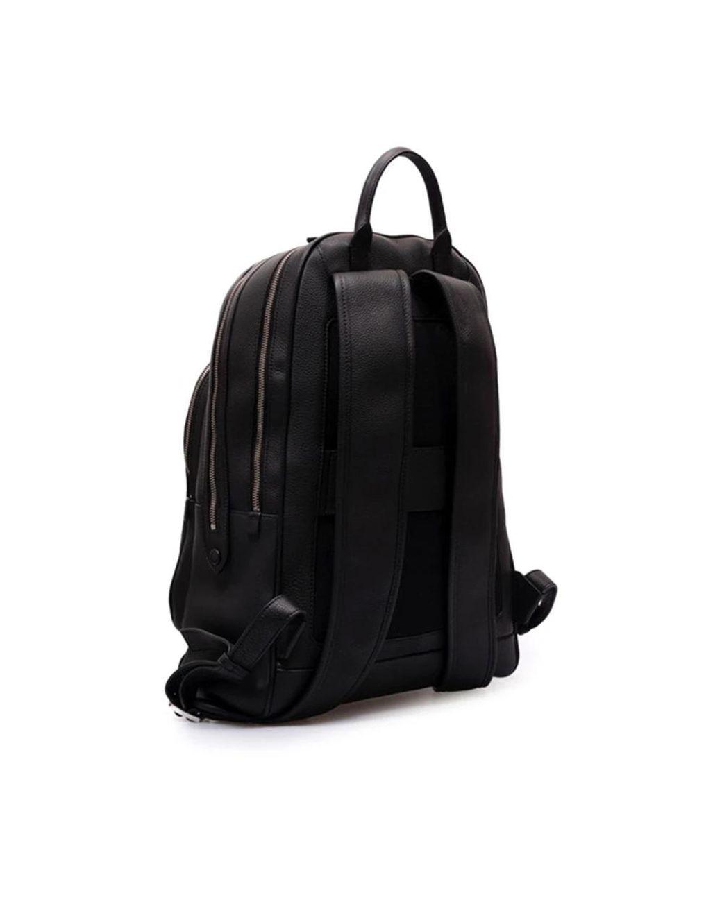 Santoni Black Backpacks for men