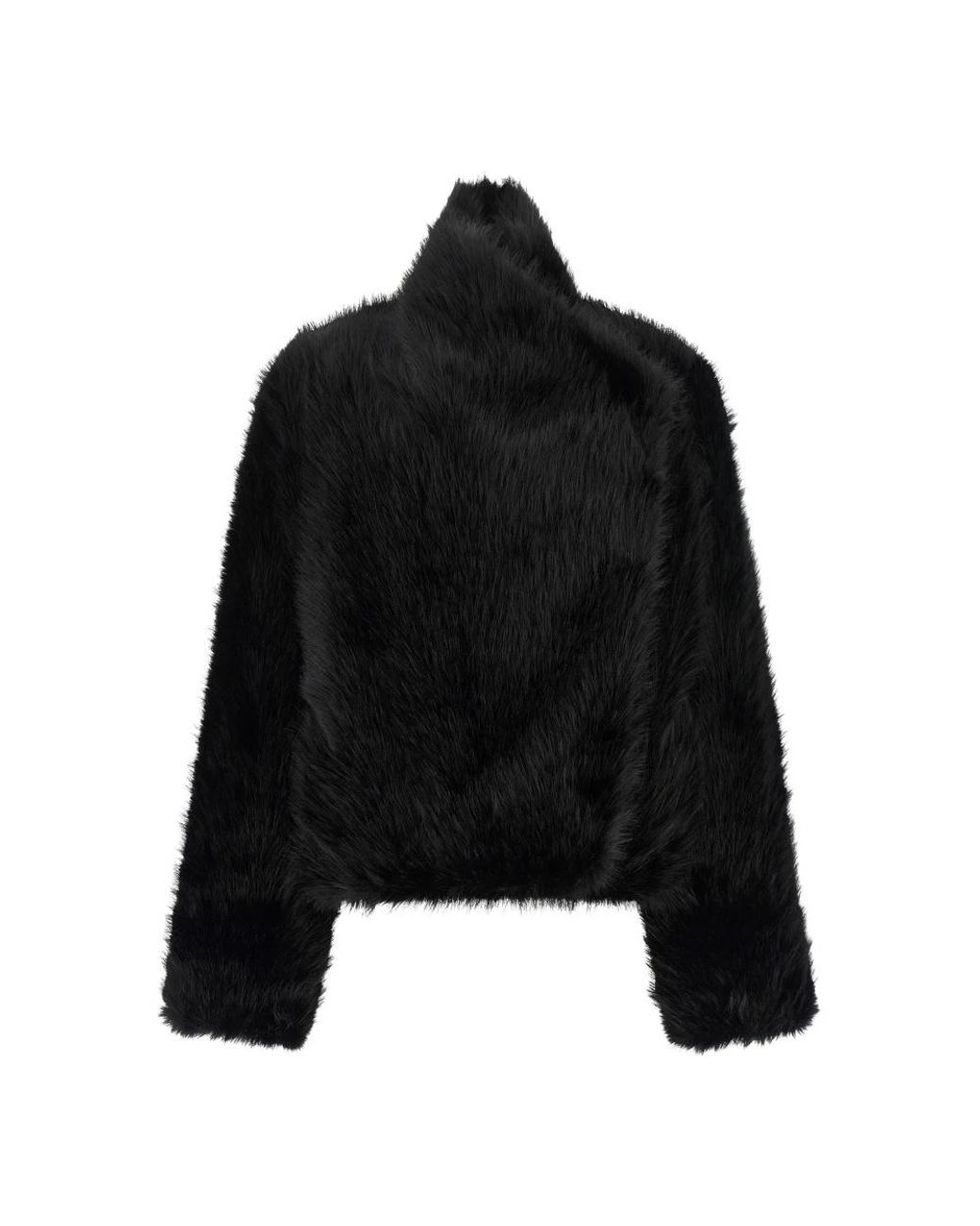 BB COUTURE Black Faux Fur & Shearling Jackets