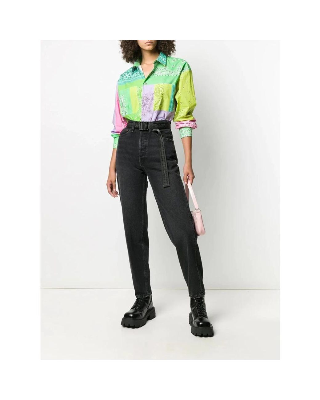 Re/done Black Loose Fit Jeans