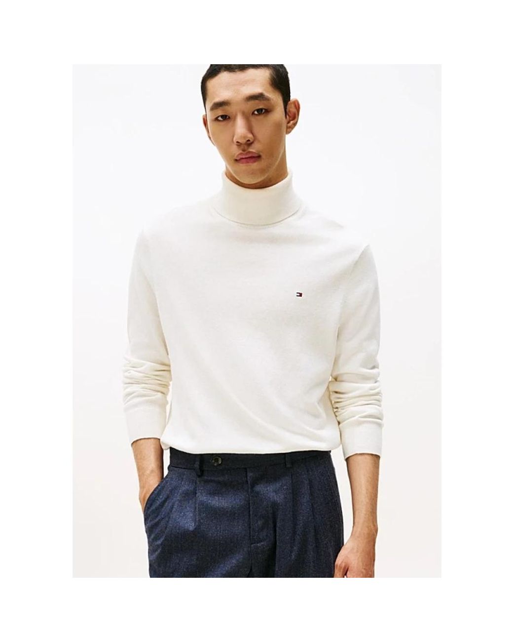 Tommy Hilfiger White Turtlenecks for men
