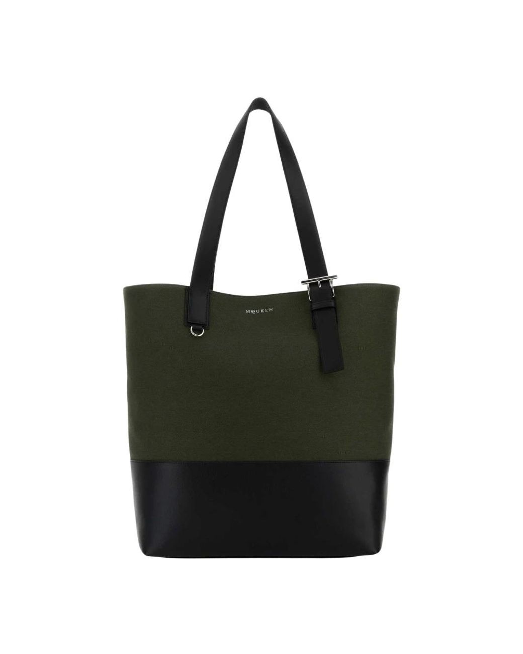 McQueen Black Shopping Bags for men