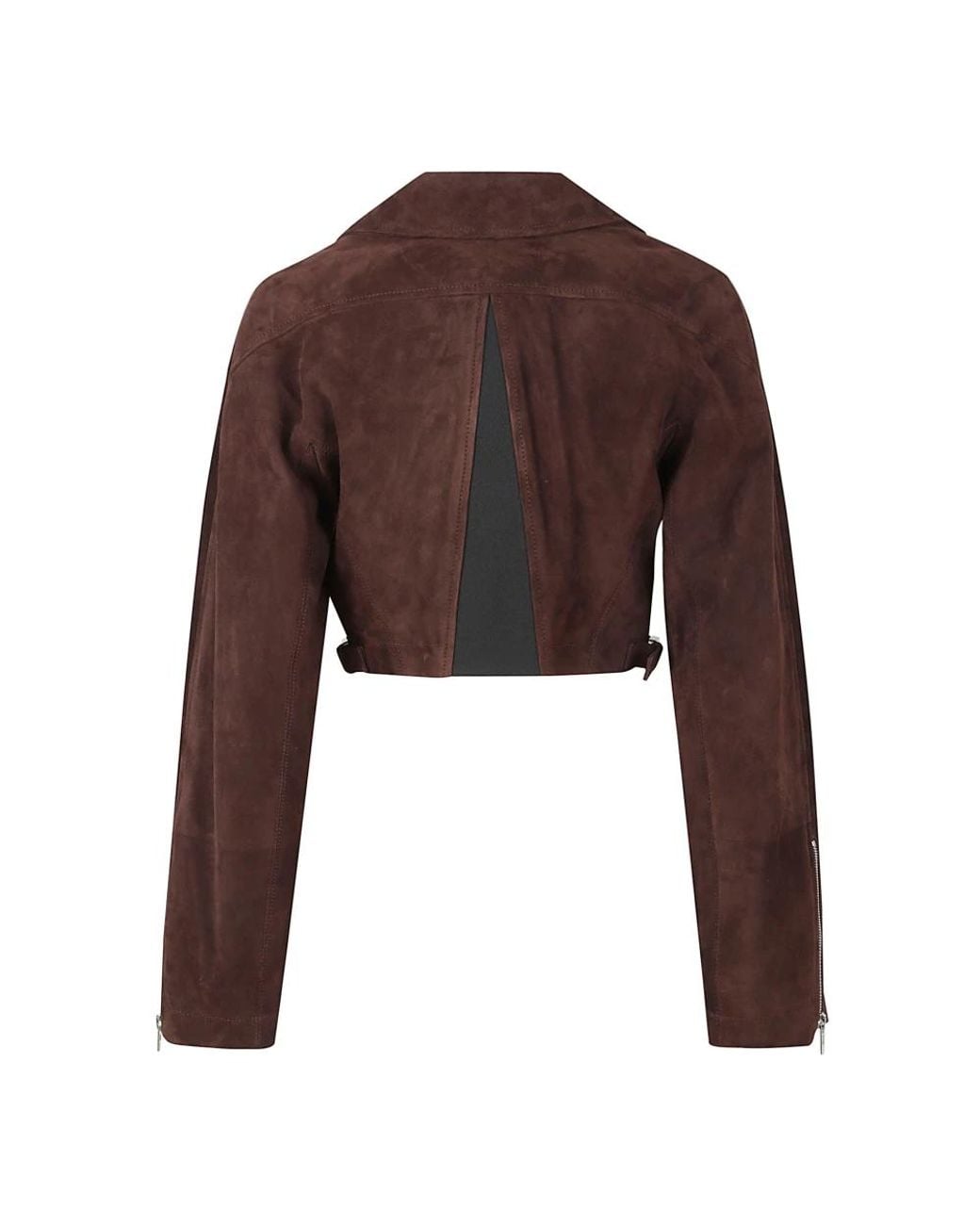 Leather Jackets Alaïa en coloris Brown